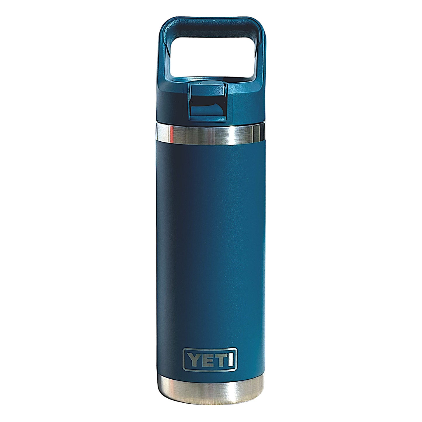 YETI Agave Teal 18oz. Rambler Bottle w/Straw Lid