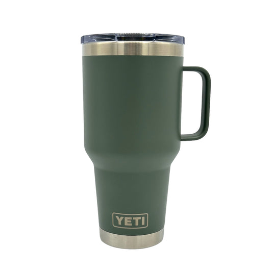 YETI Camp Green 30oz. Stronghold Travel Mug