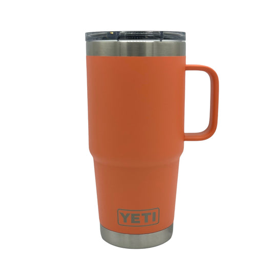 YETI Coral 20oz. Stronghold Travel Mug