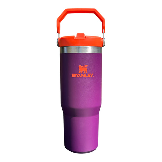 STANLEY 30oz ICEFLOW FLIP STRAW IN PLUM