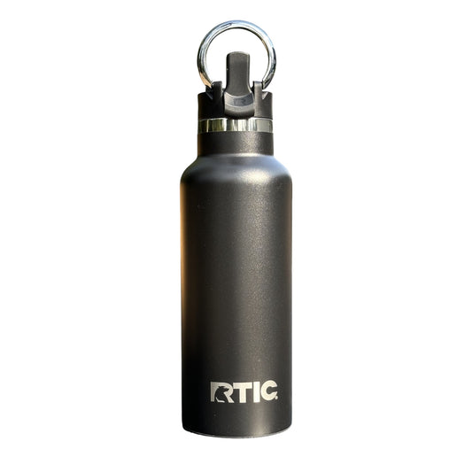 RTIC JOURNEY WATER BOTTLE 16oz - BLACK (CERAMIC LINING)