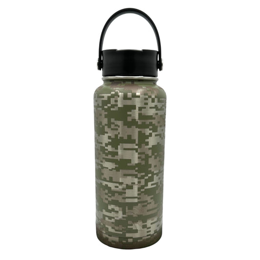 LASER ENGRAVED RTIC 32oz BOTTLE - DIGITAL CAMO in OLIVE