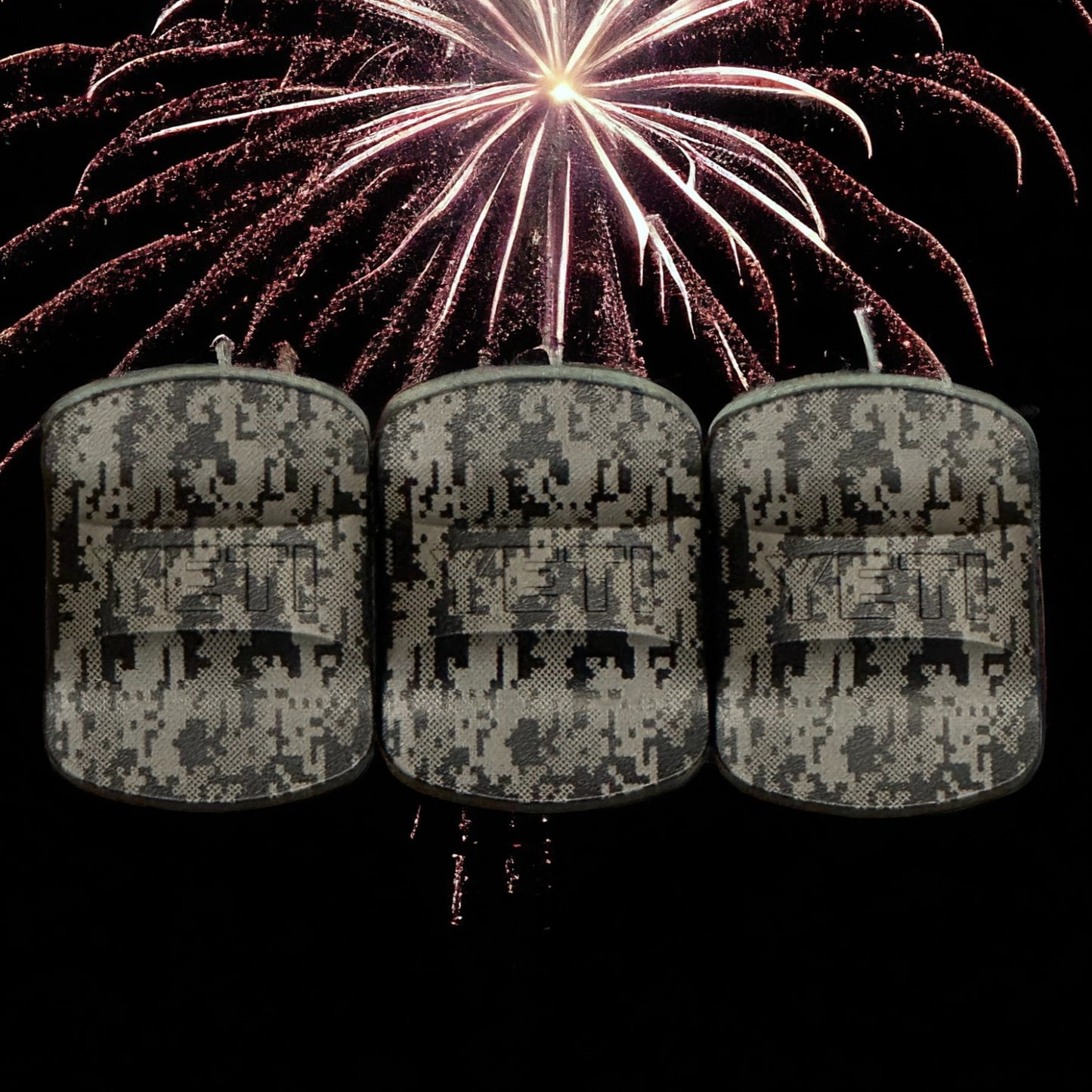 CUSTOM YETI MAGSLIDERS PACK OF 3 - Laser Engraved DIGITAL CAMO