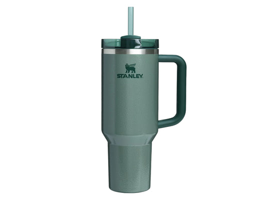 STANLEY 40oz. FLOWSTATE QUENCHER H2.0 - HAMMERTONE GREEN