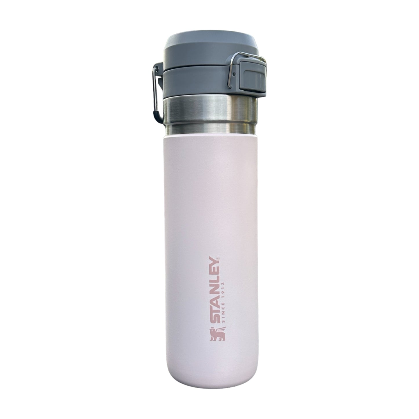 STANLEY 24oz QUICK FLIP GO BOTTLE in ROSE QUARTZ