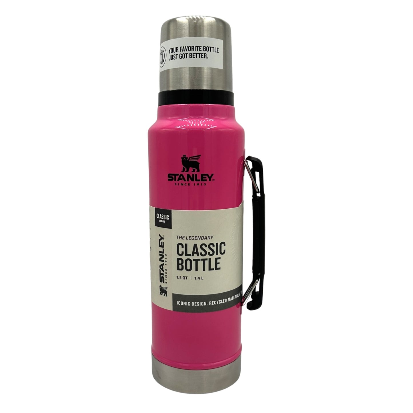 STANLEY 1.5 QT - CLASSIC BOTTLE THERMOS - ELECTRIC PINK