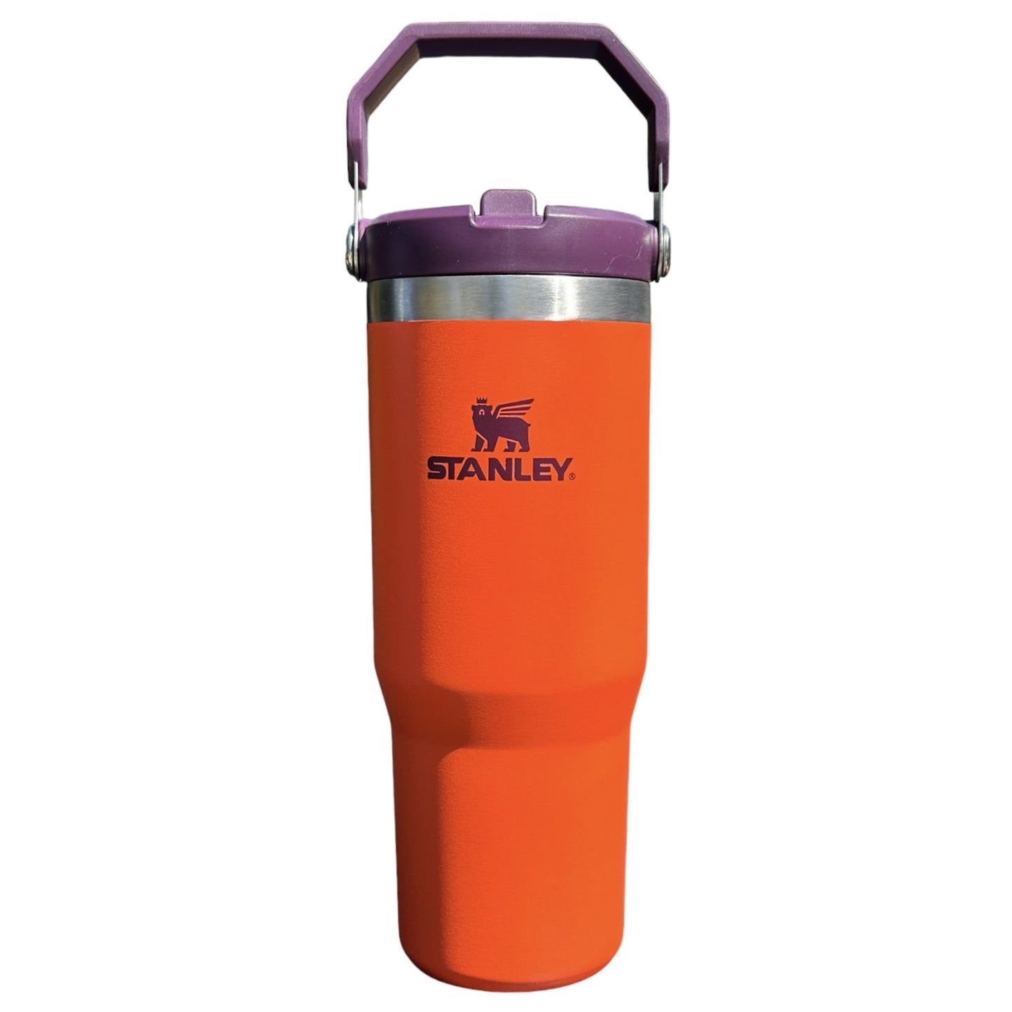 STANLEY 30oz ICEFLOW FLIP STRAW IN TIGERLILY PLUM