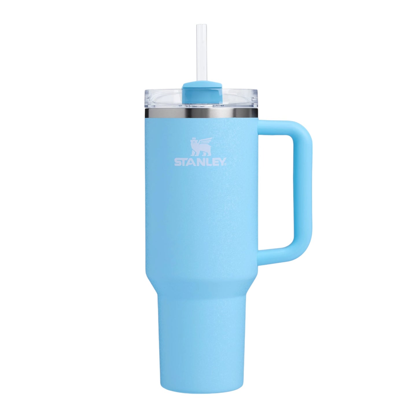 PERSONALIZED STANLEY WINTER WONDERLAND - 40oz. FLOWSTATE QUENCHER H2.0 - POWDER BLUE CRUSH