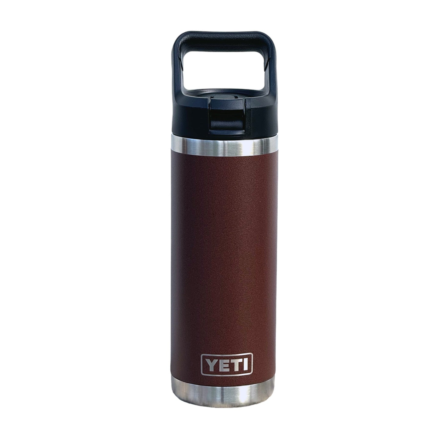 YETI Wetlands Brown 18oz. Rambler Bottle w/Straw Lid