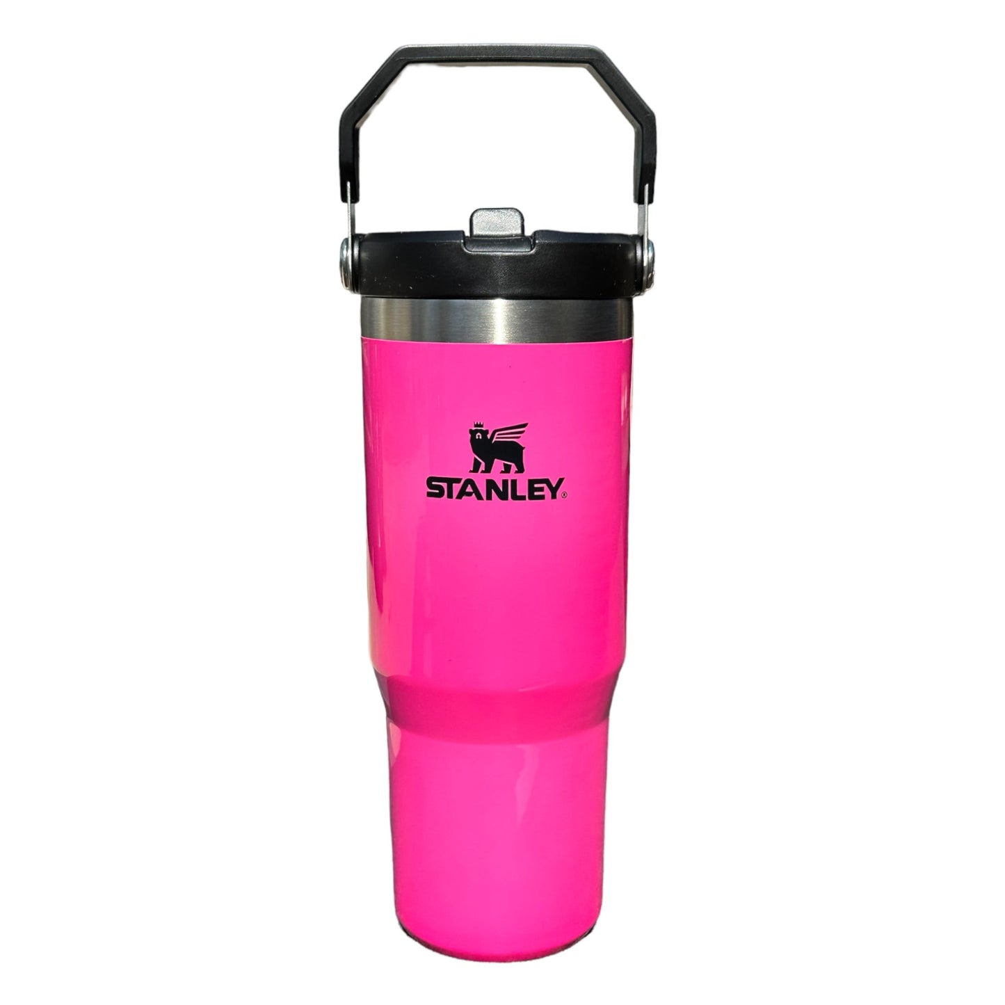 STANLEY 30oz ICEFLOW FLIP  STRAW - ELECTRIC PINK